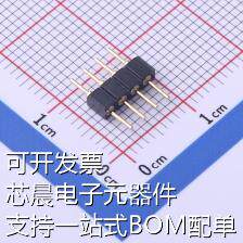 MH200V-11-04-1000 排针 2mm 1x4P 直插 圆针原装现货