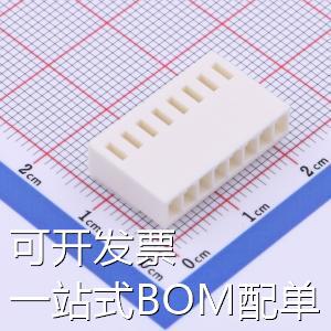 KH-A2510KZ-08Y 压线端子胶壳 线对板连接器单排HX2.54间距 1*8PI