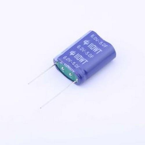 WTR6V05F00Z-1030L超级电容器 5F-10%~+30% 6V插件,P=15.5mm原