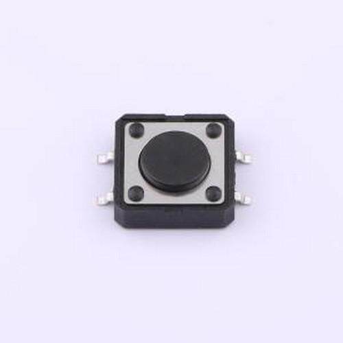 TS1243TP 250gf 009 轻触开关 12*12*4.3mm 立贴 轻触开关 SMD原