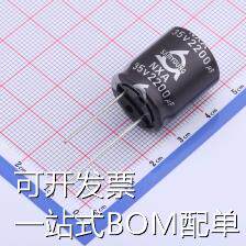 NXA35VB2200M18*20 LO 直插铝电解电容 2200uF ±20% 35V 现货