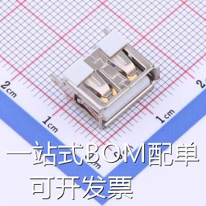 KH-AF180ZJ-10JB-DA USB连接器 Type-A 母座 直插 原装现货