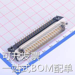 D-DMRC37PM-E001 D-Sub/DVI/HDMI连接器 DMRC-37P 公头 弯插 车针