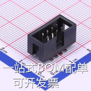 321008MG0CBK00A03 IDC连接器(牛角/简牛) 每排P数:4 2x4P 排数:2 - 实物图