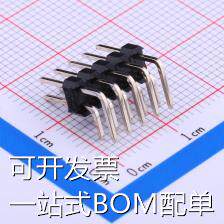 2.54-2*5P弯针 排针 2.54mm 2x5P 弯插 方针 现货