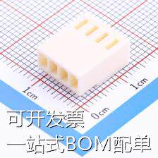 2-2510H04P-0004 压线端子胶壳 2.54mm 1x4P MX2.54 2510系列 现