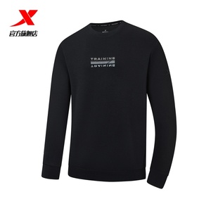 运动休闲圆领上衣976329920128 套头衫 特步套头卫衣男2025夏季 新款