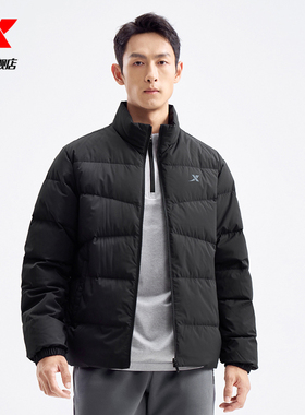 特步火烬薪传羽绒服男士秋冬季新款休闲保暖运动外套976429190145