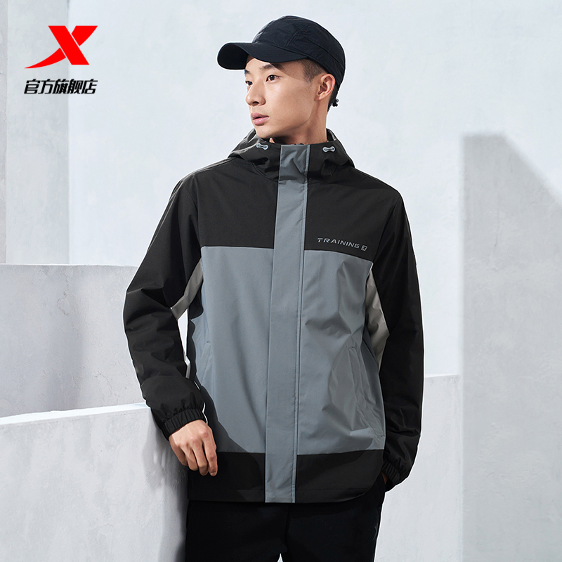 特步春季新款梭织薄外套