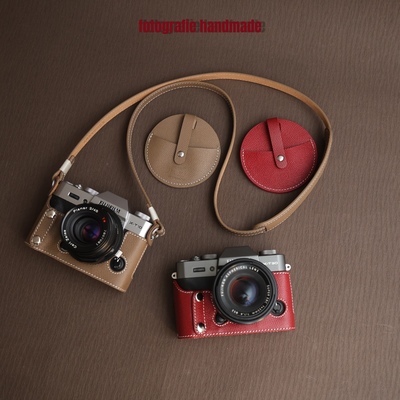 富士XT30三代/XE5/XT5/XS20/X100VI适用于手作真皮皮套手掌纹头层