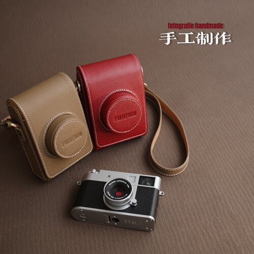 富士XHALF/X100VI/手作皮套手掌纹相机包皮套保护套背带