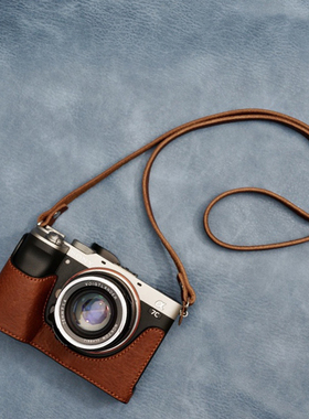 索尼A7C/A7M4/A7M3/6400保护套皮套相机底座套子相机包适用于SONY