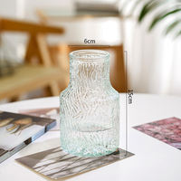 Nordic creative transparent glass vase, hydroponic pothos plant dried flower vase, fresh flower vase, living room decoration item thumbnail 4