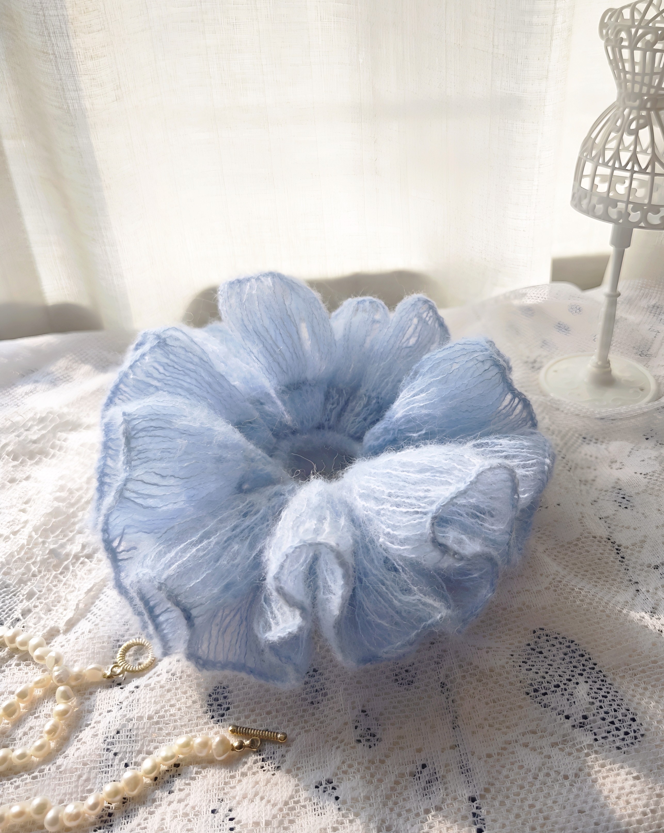 手工手做少女原创毛线编织马卡龙色少女心发圈发饰头绳,饰品/流行首饰/时尚饰品新,发饰,淘宝优惠券,粉丝福利购,淘宝优惠卷