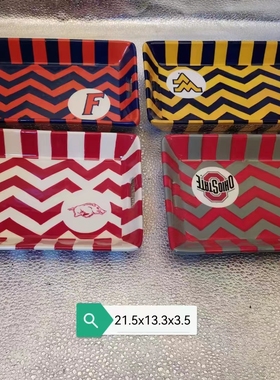 出口美国mini tray长方盘手绘托盘