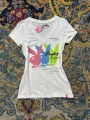 White Imperfect Three Rabbits Short Sleeve