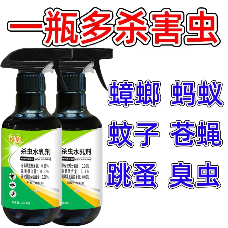 灭蚂蚁除跳蚤杀蟑螂药蜘蛛杀虫剂