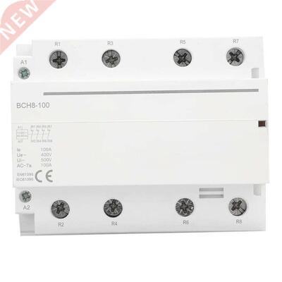 4P 4NC 100A 110V 50/60HZ Din rail Household ac contactor