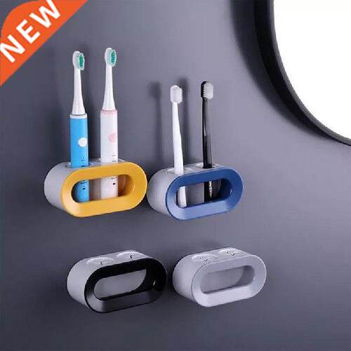 Double Hole Toothbrush Rack Punch-free Toothbrush orage
