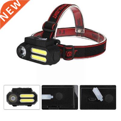 Usb Charging -mounted Portable Lighting 2cob+xpe 18650
