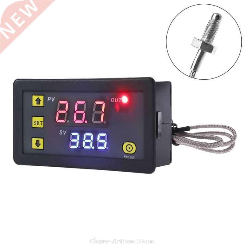 Digital Temperature Controller -60~500℃ K-type M6 Probe Th