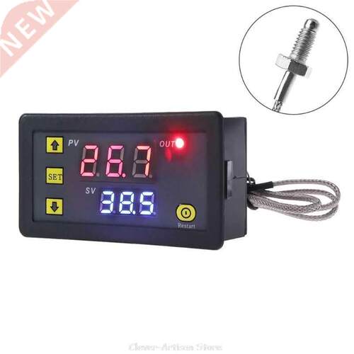 Digital Temperature Controller -60~500℃ K-type M6 Probe Th