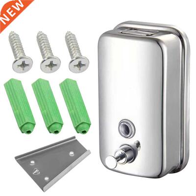 1000ml Stainless Steel Soap Dispenser Wall Mounted Liquid