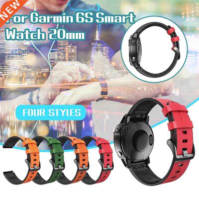 Slcone Strap For Garmn 6S 6X Wrstband Smart Accessores