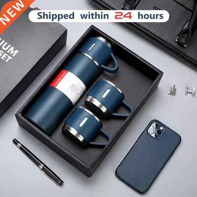 500Ml Bullet Double-Layer Stainless Steel Vacuum Thermos Cof