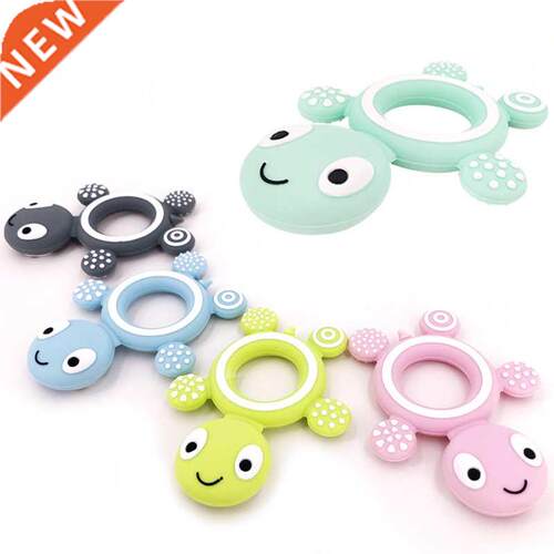 BPA Free Baby Silicone Teethers Food Grade Cute Turtle Tiny