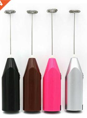 Mini Handle Electric Stirrer Stainless Steel Egg Beater Drin