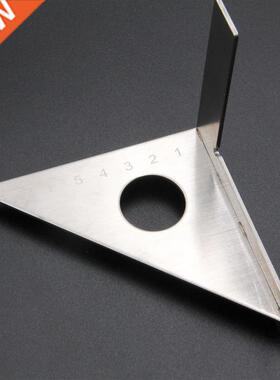 Multifunctional Stainless Woodworking Ruler Square Layout Mi