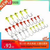 Fis Hook Lead Sale 25Pcs Round Jig Hot Head 10g
