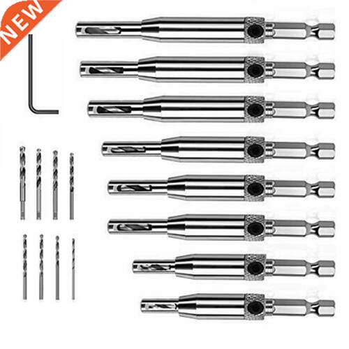 Woodworking Core Drill Bit Set Door Hole Puncher Hinge Tappe