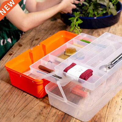 Portable Handle Organizer Storage Box, Foldable Toolbox,