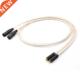 Copper XLR Silver Male RCA Pure OFC Platedr QED Pair