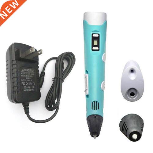 Magic 3D Printer Pen Set LCD Display 3D Drawing Pen With Pow
