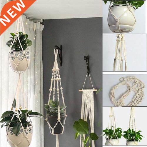 Hanging Plant Handmade Macrame Plant Hanger Flower Pot Plant