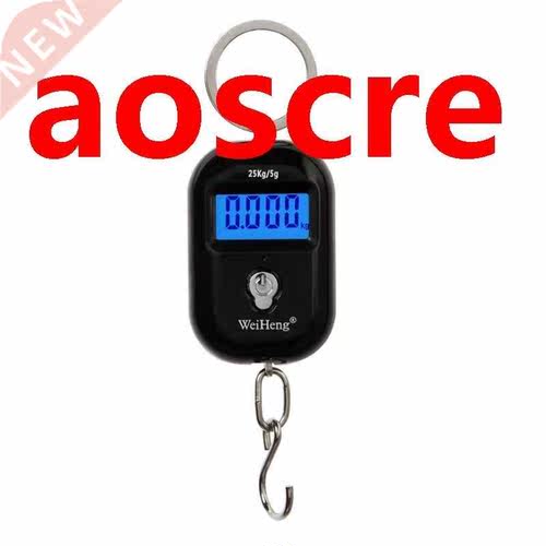 WeiHeng 25kg 5g Mini Digital Pocket Scale Portable Luggage H