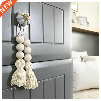 2Pcs Door Hanging Tassel Beads Solid Color Household Tassel