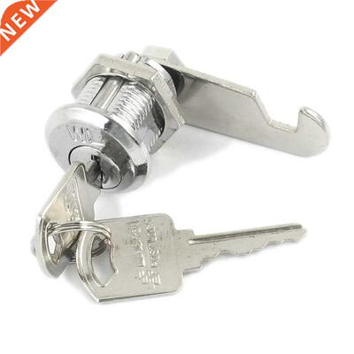 Letter Box Locking 16mm Dia Thread Cylinder Cam Lock w Keys