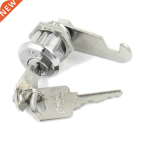 Letter Box Locking 16mm Dia Thread Cylinder Cam Lock w Keys