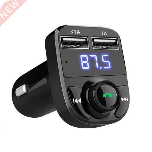 Wireless Bluetooth Car Dual USB Charger For Phone Laptop Dis
