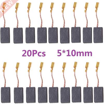 20Pcs Electric Motor Carbon Brush Power Tool Graphite Brushe