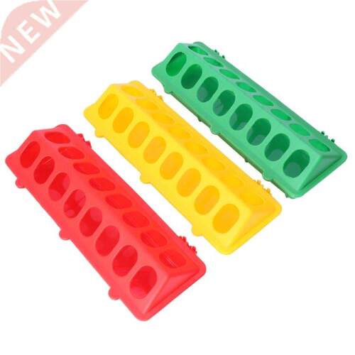 Plastic Flip-Top Poultry Ground Feeder Chicken Poultry Feede
