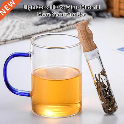 Kitchen Glass Tube Loose Tea Leaf Strainer Recycled Filter