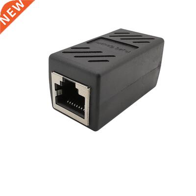 1Pcs Black Female to Female Jack Network LAN Connector RJ45