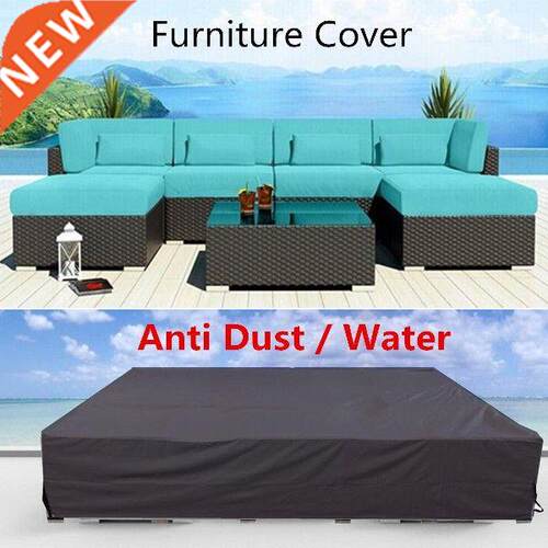 210D Oxford Furniture Duproof Cover For Rattan Table Cube