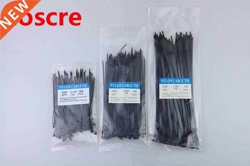 300pcs Nylon Cable Ties set inculdes 3sizes 3*100 3*150 3*20