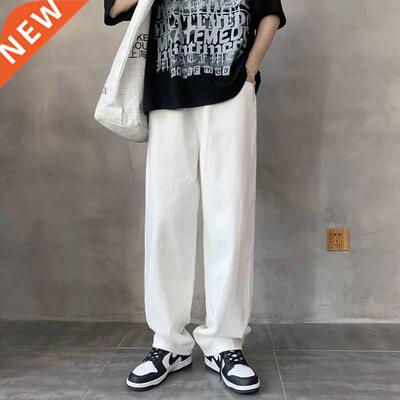 Wide Leg Jeans Men's Fashion Casual Baggy Black/blue